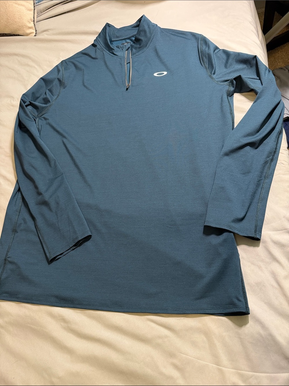 Oakley Blue Heather Regular Fit Pullover - Teal Tone